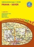 neuveden: Praha sever 1:50T /KČT Cykloturistická mapa