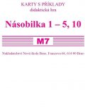 Rosecká Zdena: Sada kartiček M7 - násobilka 1-5,10