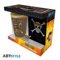 neuveden: One Piece dárková sada (sklenice, zápisník, odznak)