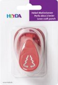 neuveden: HEYDA ozdobná děrovačka 3D velikost S - stromek 1,7 cm