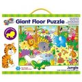 neuveden: Velké podlahové puzzle- Zvířátka v džungli