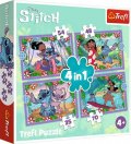 neuveden: Puzzle Lilo & Stitch: Bláznivý den 4v1 (35,48,54,70 dílků)