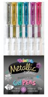 neuveden: Colorino gelové rollery metalické 6 barev