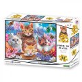 neuveden: Puzzle 3D - Zahrada / 63 dílků