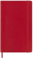 neuveden: Moleskine Plánovací zápisník 2022-2023 červený L, měkký