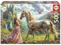 neuveden: Puzzle Víla, jednorožec a motýlci 500 dílků