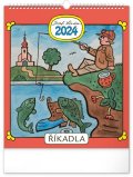 neuveden: Kalendář 2024 nástěnný: Josef Lada - Říkadla, 30 × 34 cm