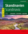 -: Skandinávie 1:200 000 - 1:400 000 / autoatlas