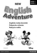 neuveden: New English Adventure 1 a 2 slovníček CZ