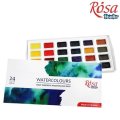 neuveden: ROSA Studio akvarelové barvy 24x2,5 ml v kartonové krabičce