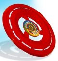 neuveden: Létající talíř s otvory Alexander, prům. 28,5 cm (Frisbee)