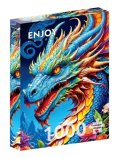 neuveden: Puzzle Modrý drak 1000 dílků