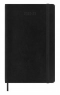 neuveden: Moleskine Měsíční diář 2022-2023 černý L, měkký