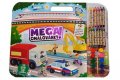 neuveden: Doprava - Mega omalovánkový set