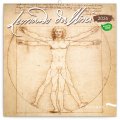 neuveden: Kalendář 2026 poznámkový: Leonardo da Vinci 30 x 30 cm