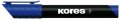 neuveden: Kores K-MARKER Permanentní popisovač, kulatý hrot 3 mm, modrý