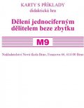 Rosecká Zdena: Sada kartiček M9 - dělení jednociferným dělitelem beze zbytku
