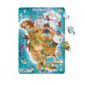 neuveden: Dodo Puzzle rámové Zvířata severní Ameriky 53 dílků