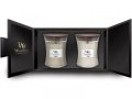 neuveden: WoodWick Dárkový set 2ks svíček 275g Fireside,Linen