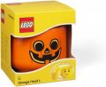 neuveden: Úložný box LEGO hlava (velikost L) - dýně