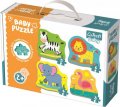 neuveden: Trefl Puzzle Zvířata na safari 4v1 (3,4,5,6 dílků) Baby