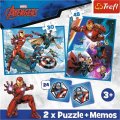 neuveden: Trefl Puzzle Avengers: Hrdinové v akci / 30+48 dílků+pexeso
