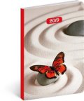 neuveden: Diář 2019 - Zen - ultralehký, 11 x 17 c