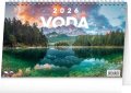 neuveden: Kalendář 2026 stolní: Voda, 23,1 x 14,5 cm