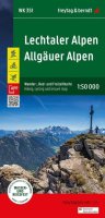 neuveden: Lechtalské Alpy - Allgäuské Alpy 1:50 000 / turistická, cyklistická a rekre