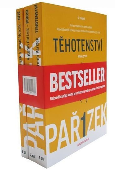 Pařízek Antonín: Kniha o těhotenství, porodu a dítěti 1.-3. díl - Komplet