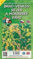 neuveden: Brno venkov Sever a Moravský kras Skládací mapa