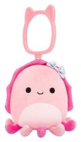 -: Squishmallows Klíčenka Růžová sépie - Auggie