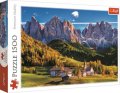 neuveden: Trefl Puzzle Údolí Val di Funes, Dolomity / 1500 dílků