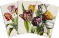 -: Sada tří notýsků Purple Tulips