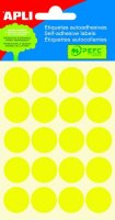 neuveden: Samolepicí etikety O 19 mm - žluté