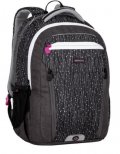neuveden: Bagmaster Studentský batoh BOSTON 20 A BLACK/GRAY/WHITE