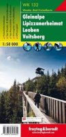 neuveden: WK 132 Gleinalpe - domov lipicánů, Leoben, Voitsberg 1:50 000 / turistická 