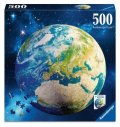 : Kruhové puzzle: Planeta Země 500 dílků