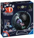 neuveden: 3D Puzzle-Ball: Svítící globus Hvězdná obloha 180 dílků