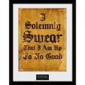 neuveden: Harry Potter Zarámovaný plakát - Slavnostně přísahám