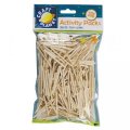 neuveden: DOCRAFTS dřevěné sirky bez hlaviček natural 50g ( 500 ks )