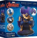 neuveden: Puzzle Wood Craft Origin Thanos na trůnu 160 dílků