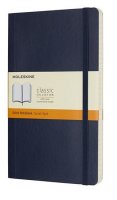 neuveden: Zápisník Moleskine - měkké desky, L, linkovaný - modrý