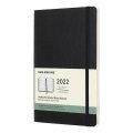 neuveden: Moleskine Horizontální diář 2022 černý L, měkký, tvrdý