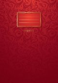 neuveden: Sešit Premium červené ornamenty A4 - Sešity