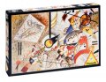neuveden: Puzzle Kandinsky, Bustling 1000 dílků