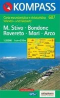 neuveden: M.Stivo,Bondone,Rovereto,Mori,Arco 687 / 1:25T NKOM