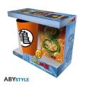 neuveden: Dragon Ball Z Dárkový set (Sklenice, Odznáček, Zápisník A6)