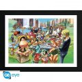neuveden: One Piece Zarámovaný Plakát - Hot-Dog Party