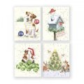 neuveden: Wrendale Designs Sada dárkových kartiček s obálkou - Vánoční nadílka
